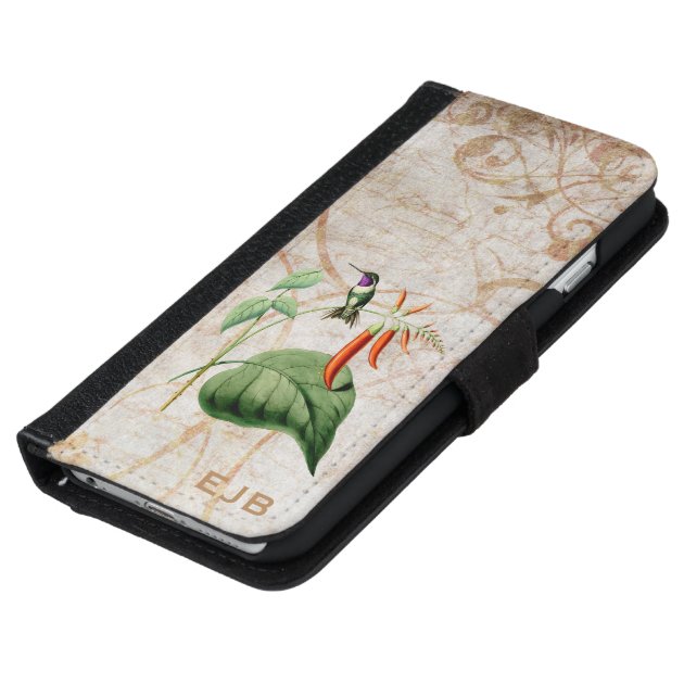 Wood Star Hummingbird iPhone 6 Wallet Case-5