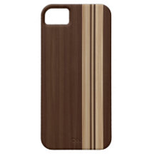 Wood Stripes iPhone 5 Case - Surfboard Style