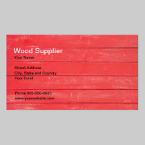 Wood Supplier Business Card business cards