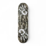 WOOD WITH HAND PRINT CUSTOM SKATE BOARD