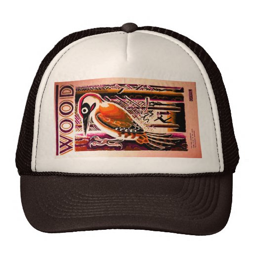 Wood Woodpecker Hat Zazzle