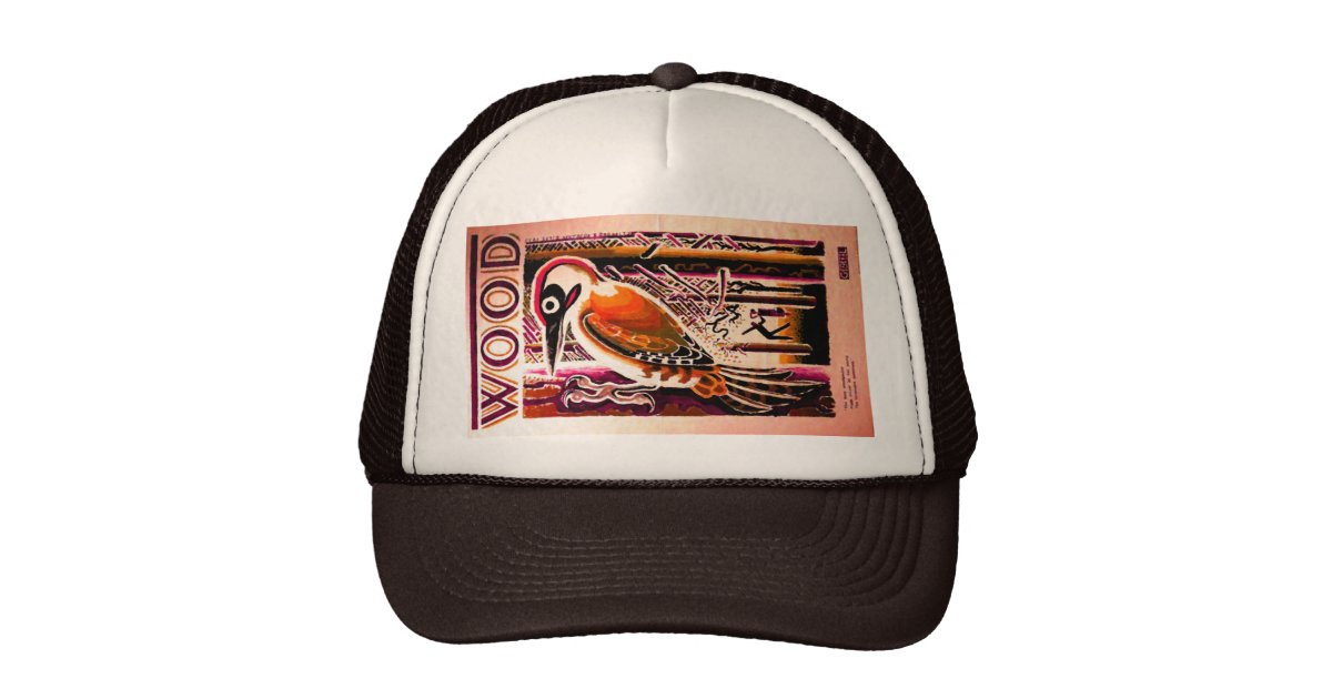 Wood Woodpecker Hat Zazzle