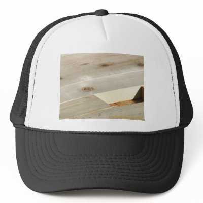 wood works hat by kamira