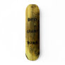 wood yellow, DIRTY GRAINYROUGH Skateboard Decks