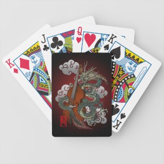 Woodbass dragon 01 deck of cards