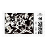 Woodblock print of KOI Stamps