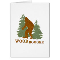 Woodbooger Greeting Card