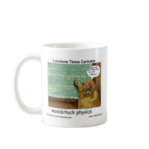 Woodchuck Physics Funny Gifts Tees Mugs & Cards mugs