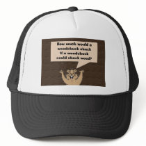 Woodchuck Tongue Twister hats