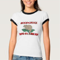 Woodchuck trapped in a human body t-shirts by AnimalShirts Woodchuck trapped in a human body t-shirts