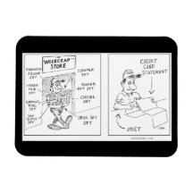 Woodcrap Cartoon Premium Flexi Magnet