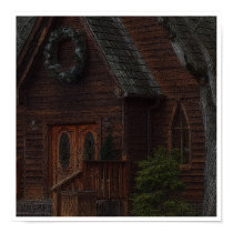 "Woodcut" Church posters