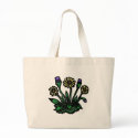 Woodcut Flowers bag