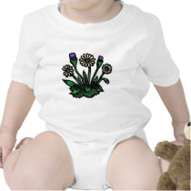 Woodcut Flowers t-shirts by paulnsheryl Woodcut Flowers t-shirts
