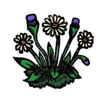 Woodcut Flowers t-shirts by paulnsheryl Woodcut Flowers t-shirts