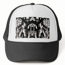 Woodcut shapes hats by BStellyes Woodcut shapes hats