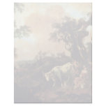 Woodcutter A Milk-Maid Wooing By Gainsborough Thom Custom Letterhead