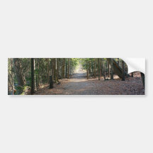 Wooded Trail Bumper Stickers