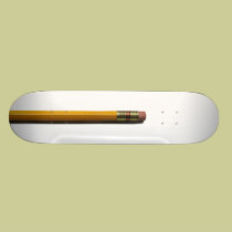 Wooden #2 Pencil Skateboard Deck skateboards