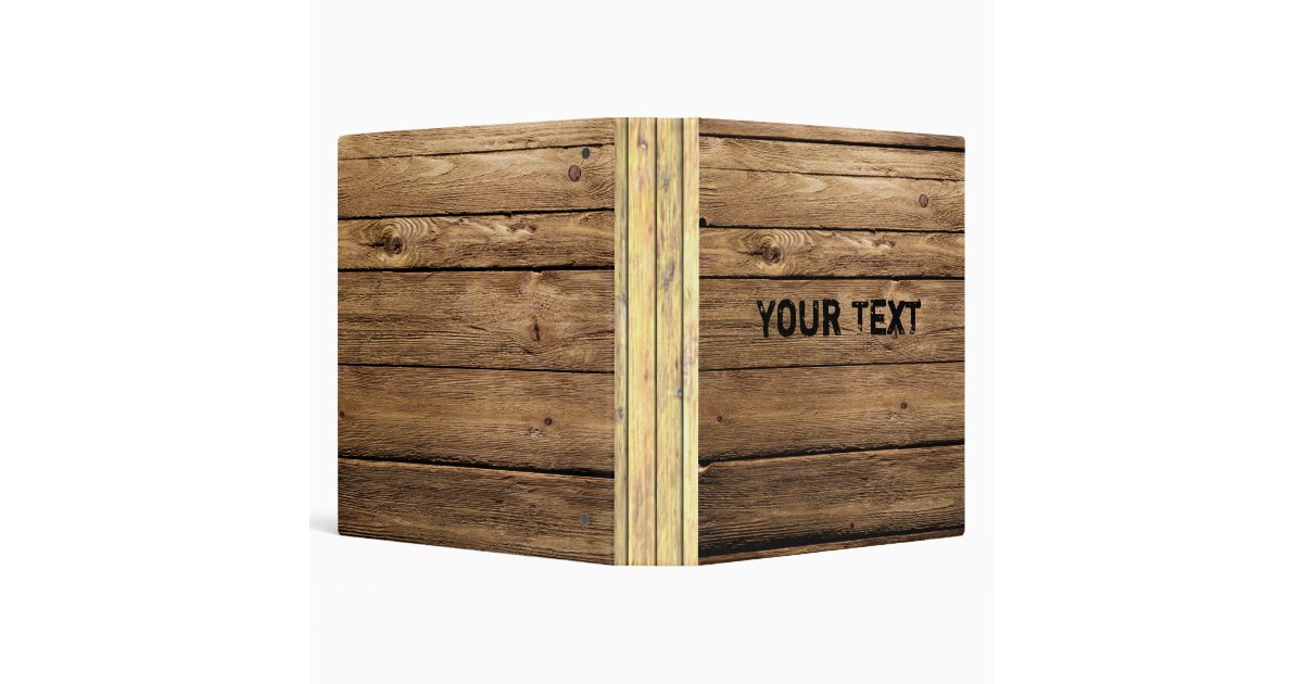 wooden-3-ring-binder-zazzle