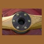 Wooden Airplane Propeller Poster Print