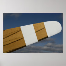 Wooden Airplane Propeller Poster Print