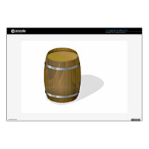 Wooden Barrel Laptop Skins