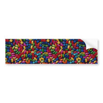 Wooden beads bumper sticker