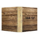Wooden Vinyl Binders