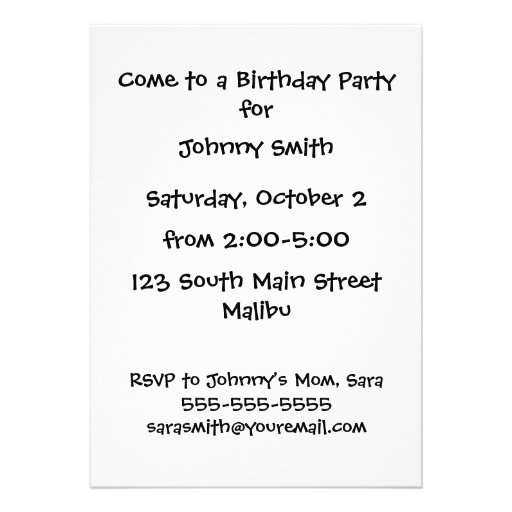 Wooden Biplane Over Fields Birthday Invitation
