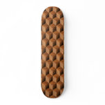 Wooden Block Pattern - Retro Skate Board Deck