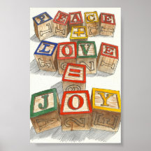 Wooden Blocks Fine Art Print