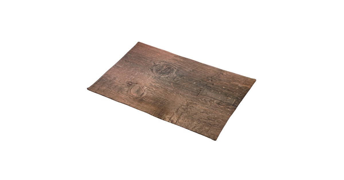 Wooden board placemat Zazzle