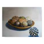 Wooden Bowl with Spheres posters