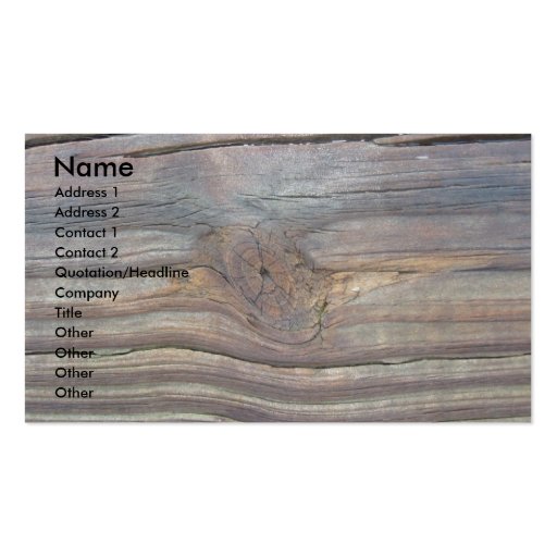 Wooden Business Card 2