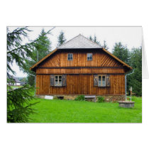 Wooden Cottage In South Bohemia cards