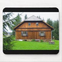 Wooden Cottage In South Bohemia mousepads