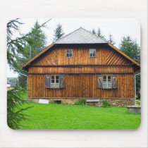 Wooden Cottage In South Bohemia mousepads