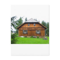 Wooden Cottage In South Bohemia postcards
