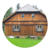 Wooden Cottage In South Bohemia stickers