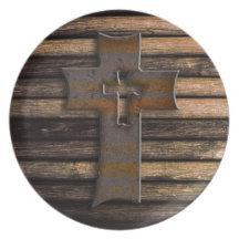 Wooden Cross Plates