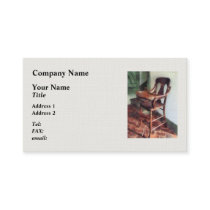 Wooden High Chair business cards