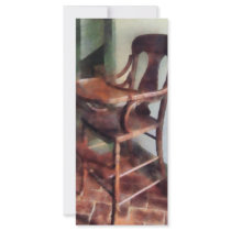 Wooden High Chair rack cards