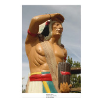 Wooden Indian, Gardnerville, Nevada posters by daysrays Wooden Indian, Gardnerville, Nevada posters