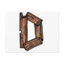 wooden letter D Postcard