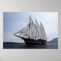 Wooden Masts 36 x 24 Poster