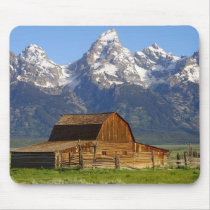 Wooden Mormon Row Barn Mouse Mats