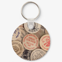Wooden Nickels Keychain by Captain_Panama Wooden Nickels Keychain