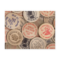 Wooden Nickels Postcard