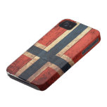 Wooden Norway Flag casemate cases